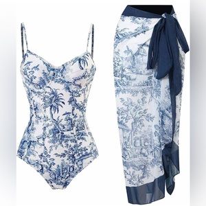 😍Bathing Suit and cover up set